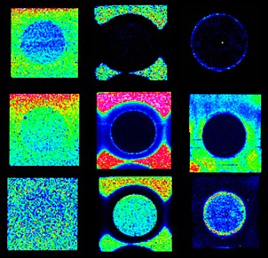 Ion intensity distributions